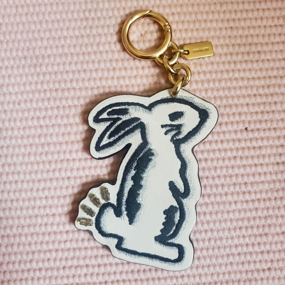 SOLD - Coach X Selena Gomez Bunny Bag Charm - Picture 2 of 8